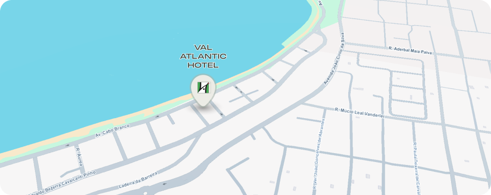 Localização do Val Atlantic Hotel